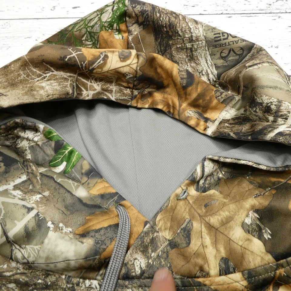 Gamehide Hoodie Adult Medium RealTree Edge Camo Hooded Sweatshirt Hunting - Image 3 of 4