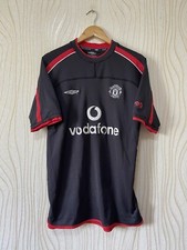 MANCHESTER UNITED 2000 2001 TRAINING FOOTBALL SHIRT SOCCER JERSEY UMBRO sz L MEN