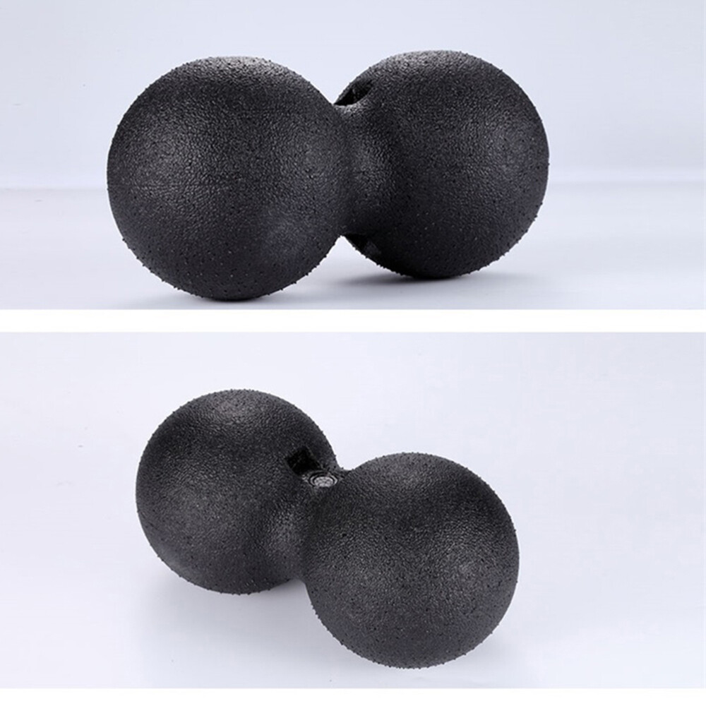 2 Piezas Bola de Masaje Masajeador Muscular Rodillo Pierna para Músculos Fitness Cacahuete