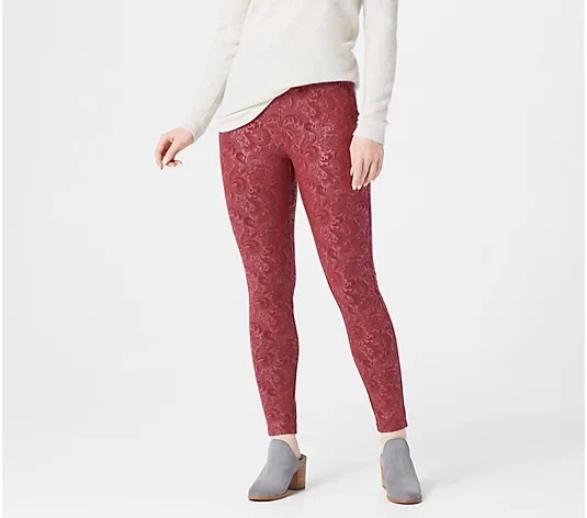 MUJERES CON CONTROL NUEVO $67 Legging Ponte Royale Repujado Negro XSP Foto 4 de 4