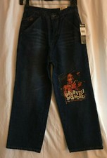 New Makaveli Branded Jeans Kids Size 12 Blue