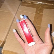Red White Portable Power Bank Dual USB Ports Universal Micro-USB Charger