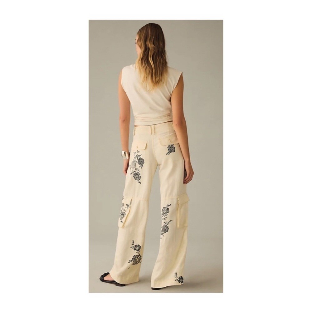 Anthropologie Bloomington Beach Cargo Flare Pants. View 3