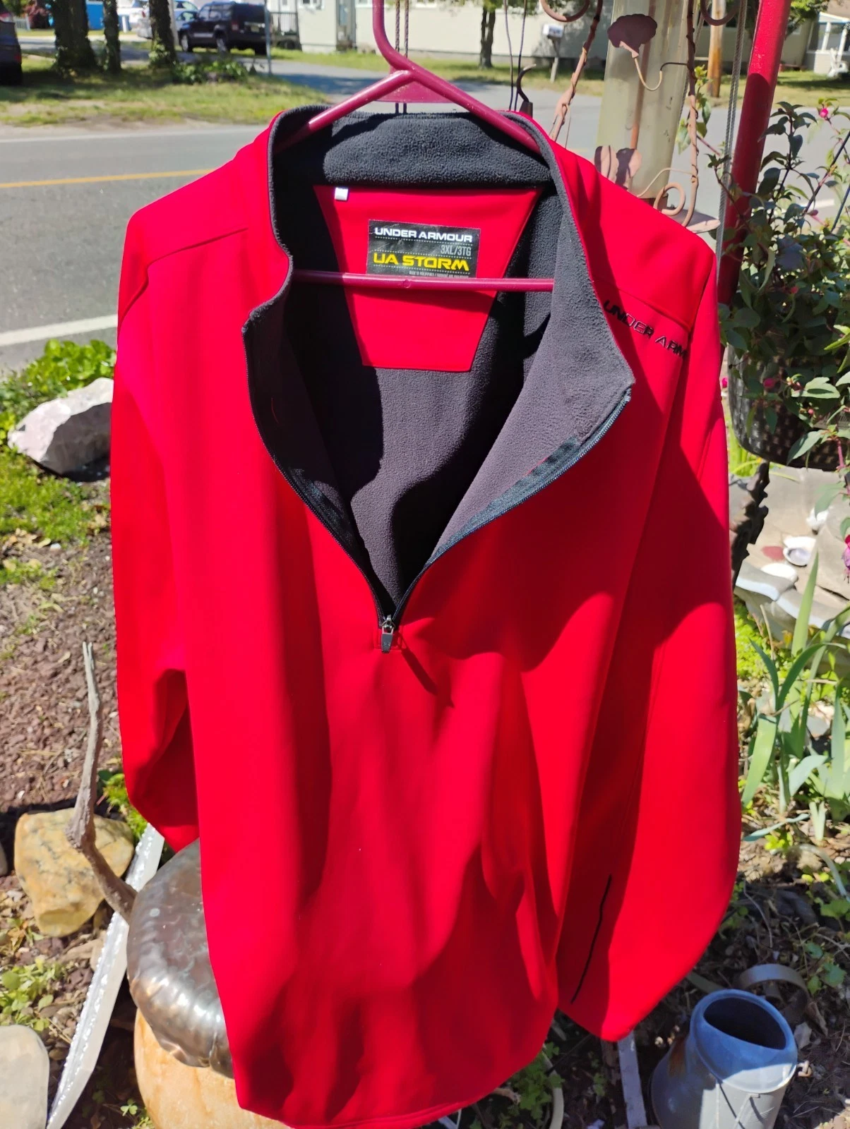 Under Armour UA Storm Quarter Zip Pullover Jacket RED Size3x Large
