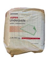 10 McKesson Moderate Absorbency Adult Bed Pad Disposable Underpads 30"x 36" NEW