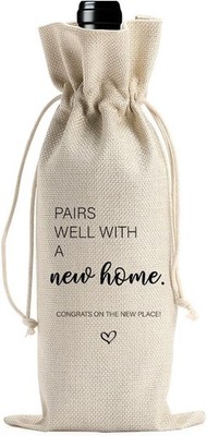 House Warming Gifts New Home Pairs Well with A Wine Bag Home... 