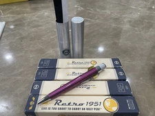 Retro 51 Tornado Rollerball Pen In A Metallic Pink New In Box