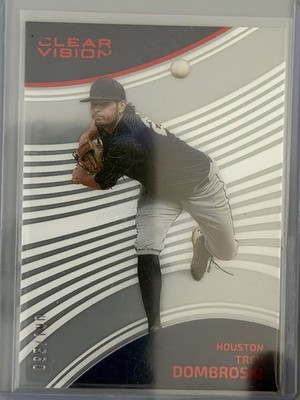 2023 Panini Chronicles - Clear Vision Trey Dombroski III #18 Red /100 (RC)