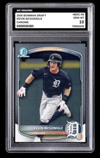 2025 Kevin McGonigle Bowman Chrome Draft Rookie Card #BDC-59 Graded 10