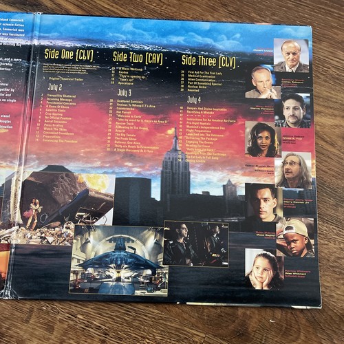 Independence Day Laserdisc Movie PAL 2 Disc Widescreen Edition - Picture 3 of 5