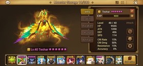 Summoners War Global 2LD5:🔥DARK PUPPET + LIGHT WERNER🔥200+ MS SCROLLS