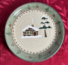 Lodge by Sonoma 10" Deep Dinner Plate Cabin with Trees
