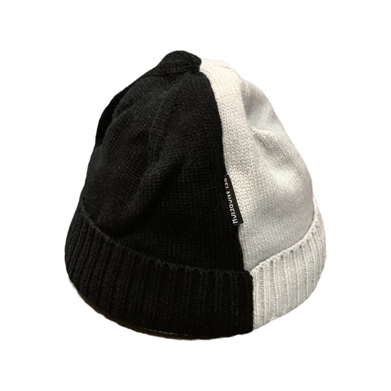 Fashion Color Matching Knit Hat Beanie Hat Wool Hat Warm for Outdoor ...