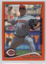 2014 Topps Chrome Orange Refractor Homer Bailey #118 1f0