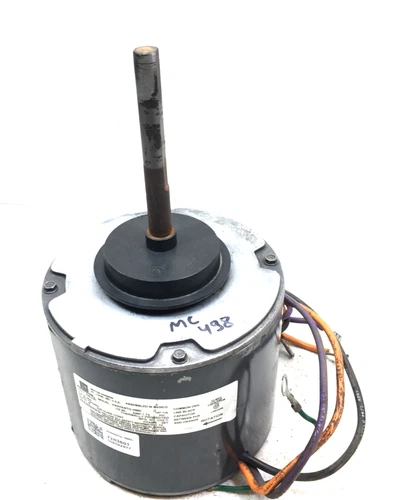 Emerson K55HXNTG-4880 Condenser Motor 72H3601 1/4HP 825 RPM 230V used #MC498