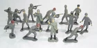Louis Marx & Co Vintage MCMLXIII 1963 German Toy Soldiers Army Men Lot of 15