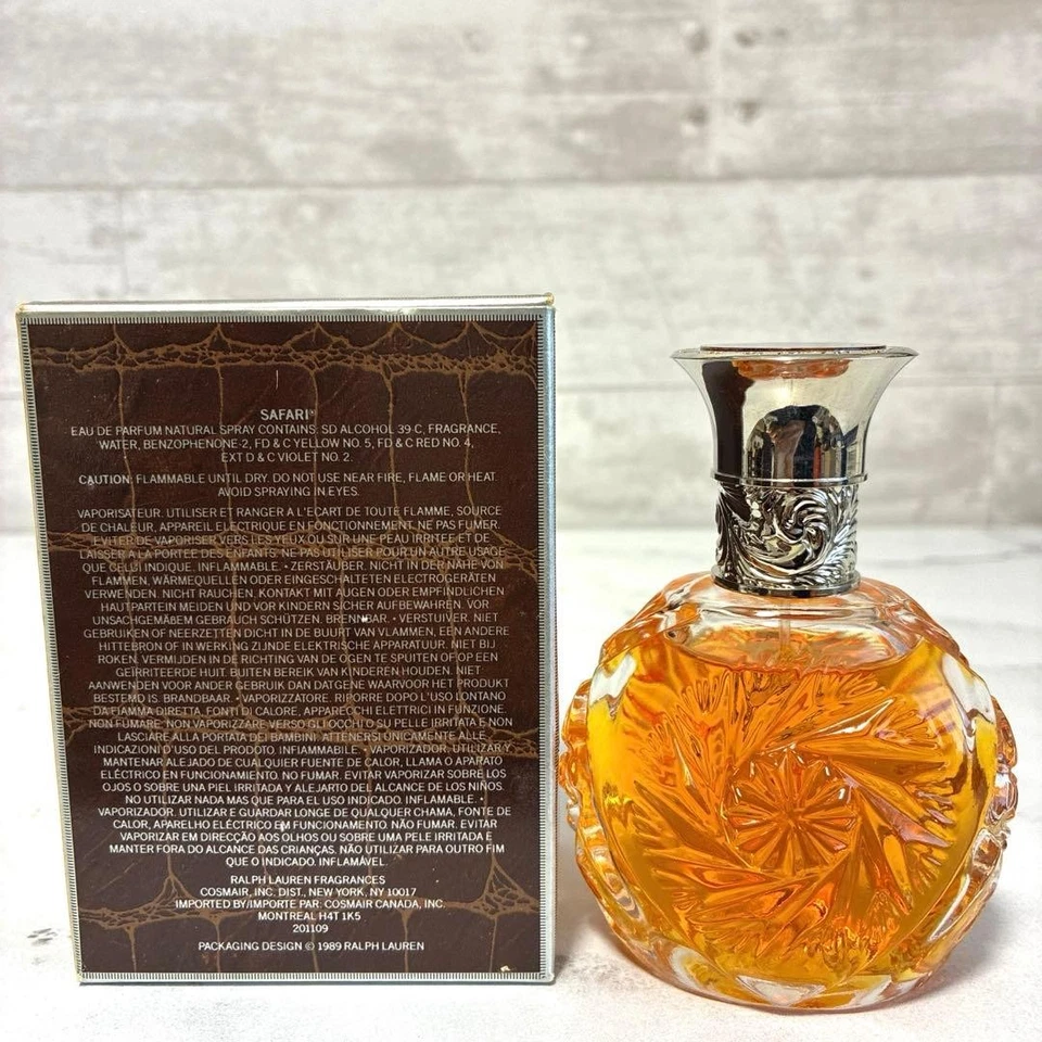 SAFARI Ralph Lauren Eau De Parfum MATURAL SPRAY 2.5 fl oz / 75 ml VINTAGE RARE - Изображение 2 из 4