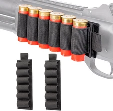 12 Gauge Shotgun Shells Holder Loops,2 Pack Shogun Ammo Holder Side Saddle with 