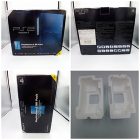 PlayStation 2 Console Midnight Blue SCPH-50000 Boxed HDD Stand Remote Japanese