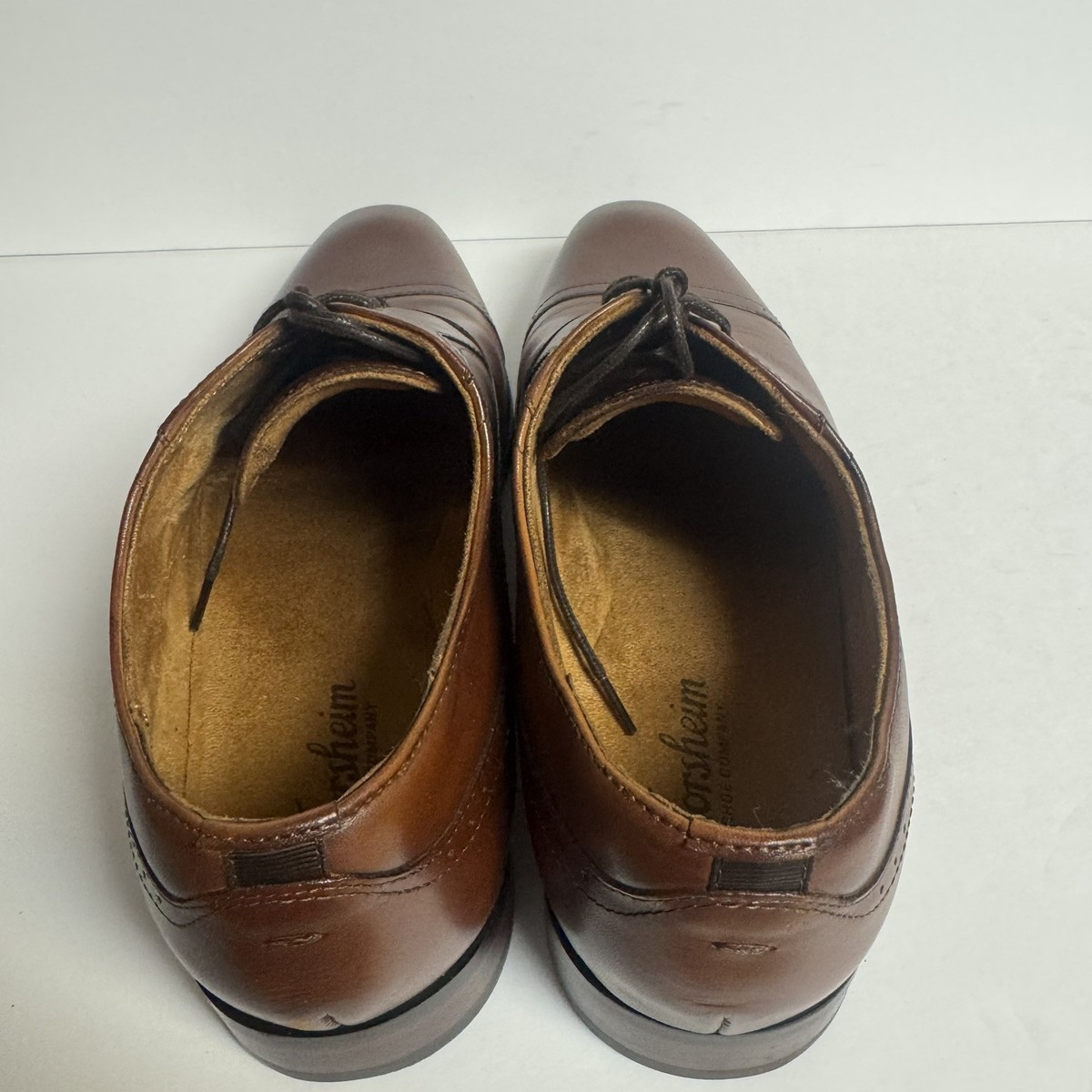 Florsehim Mens Sondrio Cap Toe Oxford Cognac Size 9.5 M Florsehim Mens Sondrio Cap Toe Oxford Cognac Size 9.5 M | eBay main image 2