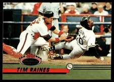 1993 Stadium Club Tim Raines Chicago White Sox #43 16906