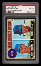 1968 Topps Set-Break #177 Mets Rookies J.Koosman, N.Ryan PSA 4 VG-EX
