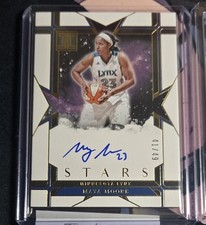 Maya Moore 2025 Panini Impeccable WNBA Stars Signatures Gold Auto Lynx /49