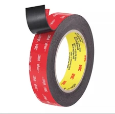 3M VHB  Double-Sided  Acrylic Foam Tape,  1” X 15 Feet, BLACK (5952)
