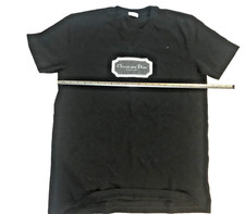 maglietta uomo nera logo Dior media ex con