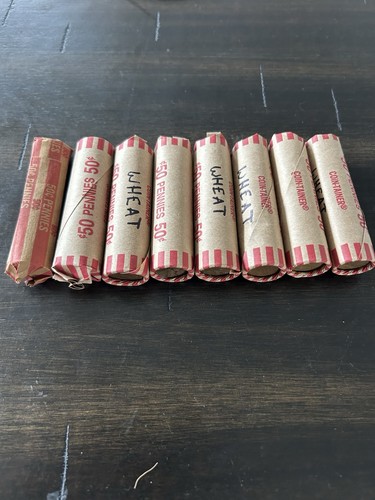 1 Pound Of Wheat Pennies Mixed Dates 1909-1958 PDS--15 1920's Per - Foto 3