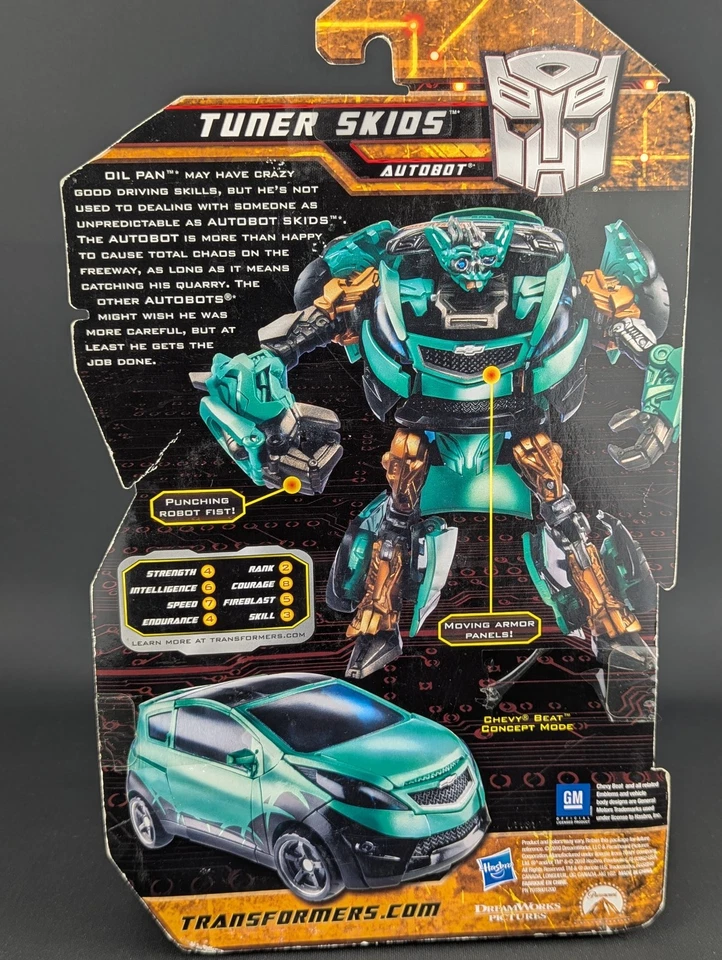 Transformers Hunt For The Decepticons Tuner Skids SEALED Hasbro ROTF HFTD Deluxe - Image 3 of 4