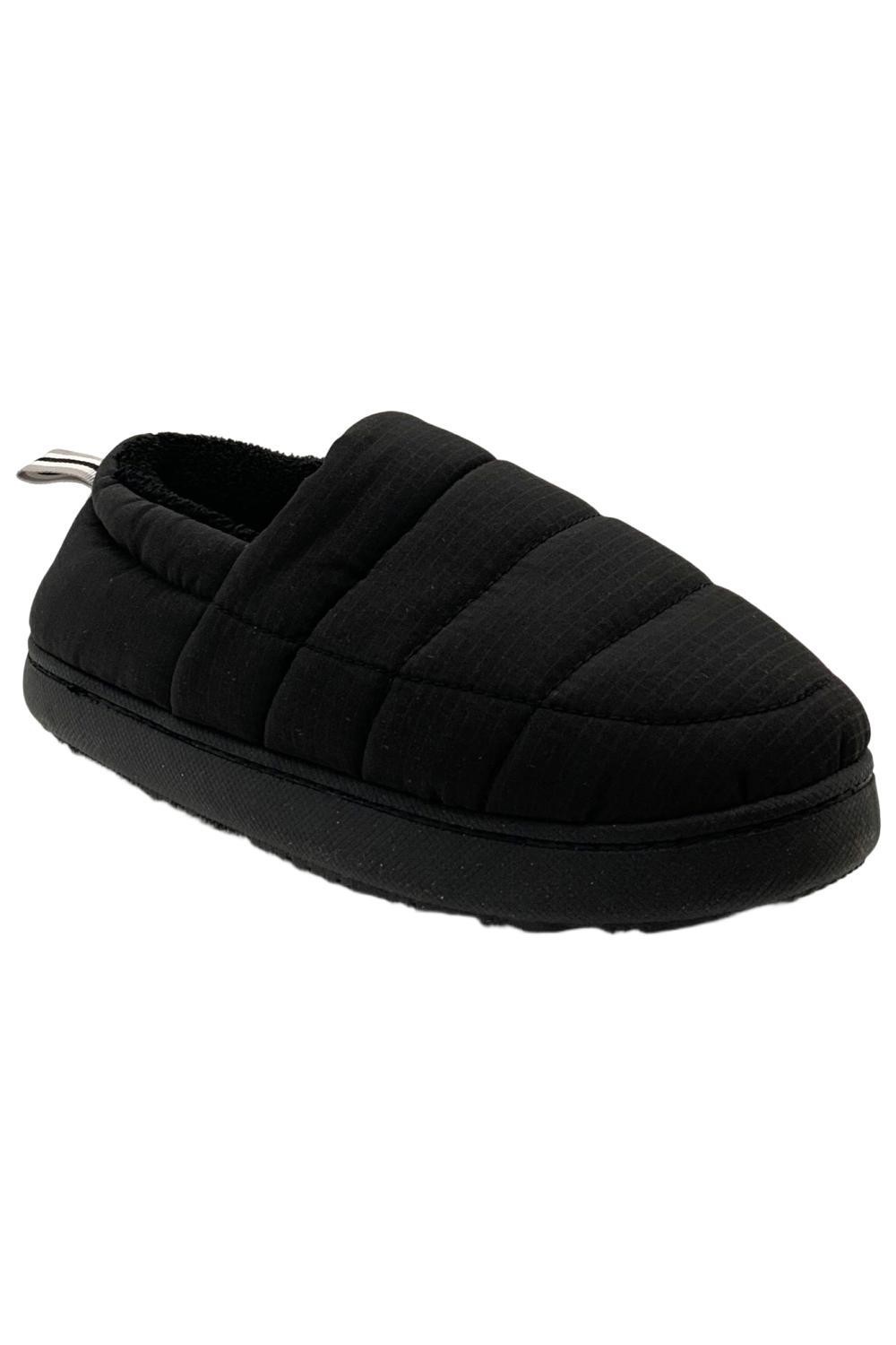 SAOLA MUK LUKS Ciabatta donna step in suola morbida flanella blu scuro