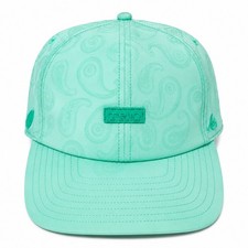 Melin Links HYDRO Mint Paisley Snapback Golf Hat Aqua NWT Water Resistant