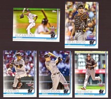 2019 Topps Opening Day - MIAMI MARLINS Team Set 