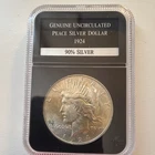 1924 Peace Silver Dollar $1 Business Strike Philadelphia Mint KM#150 0.9 Silver