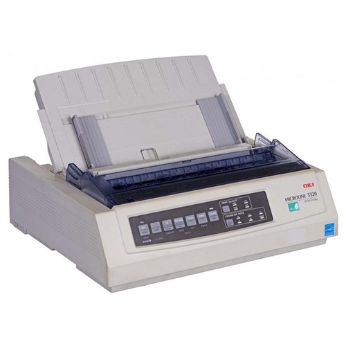 Oki Microline 3320 Ml3320 Dot-Matrix Printer With 9 Pins Usb Parallel Lpt Db25 - Picture 4 of 5