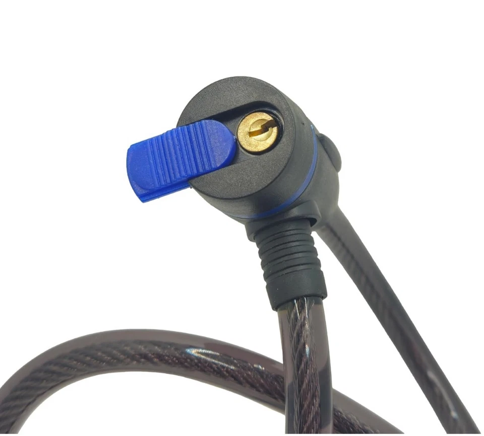 Lucchetto catena per bici bicicletta scooter moto anti furto taglio 2 chiavi - Immagine 2 di 3