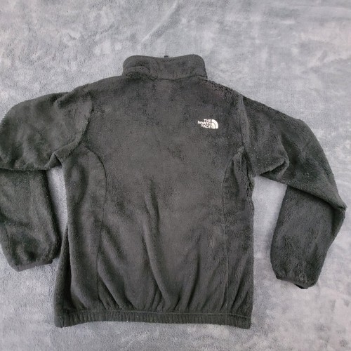 The North Face Fleece Jacket Girls Large ( 14 - 16) Deep Pile Sherpa Black - Picture 2 of 6