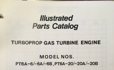 Pratt PT6A-6, PT6A-6A,  PT6A-6B, PT6A-20, PT6A-20A, PT6A-20B Engine Parts Manual