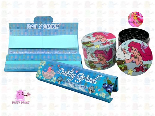 50mm Princess Mermaid Parody - Metal Tobacco Magnetic 4Part Grinder Cute Gift - Picture 7 of 21