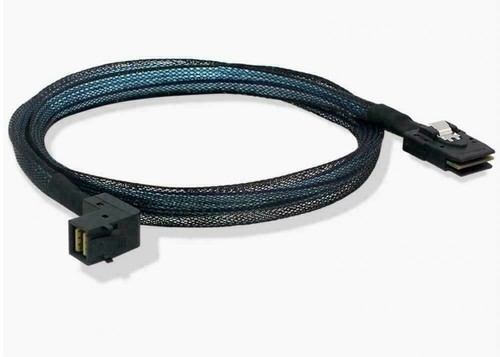 Cable en ángulo de 90° Mini SAS 36 pines (SFF-8087) a Mini SAS (SFF-8643) HD 0,5 m - Imagen 2 de 5