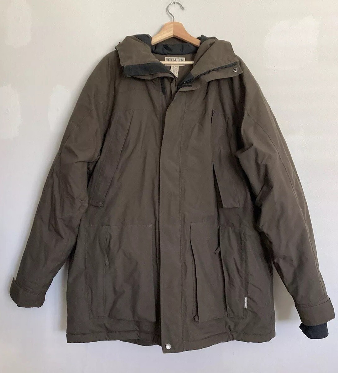 Duluth Trading Whaleback Brown Parka Thinsulate XXL Tall Men's