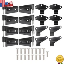 16Pcs Factory Replacement Body Door Hinge Kit for Jeep Wrangler 2007-2018 JK
