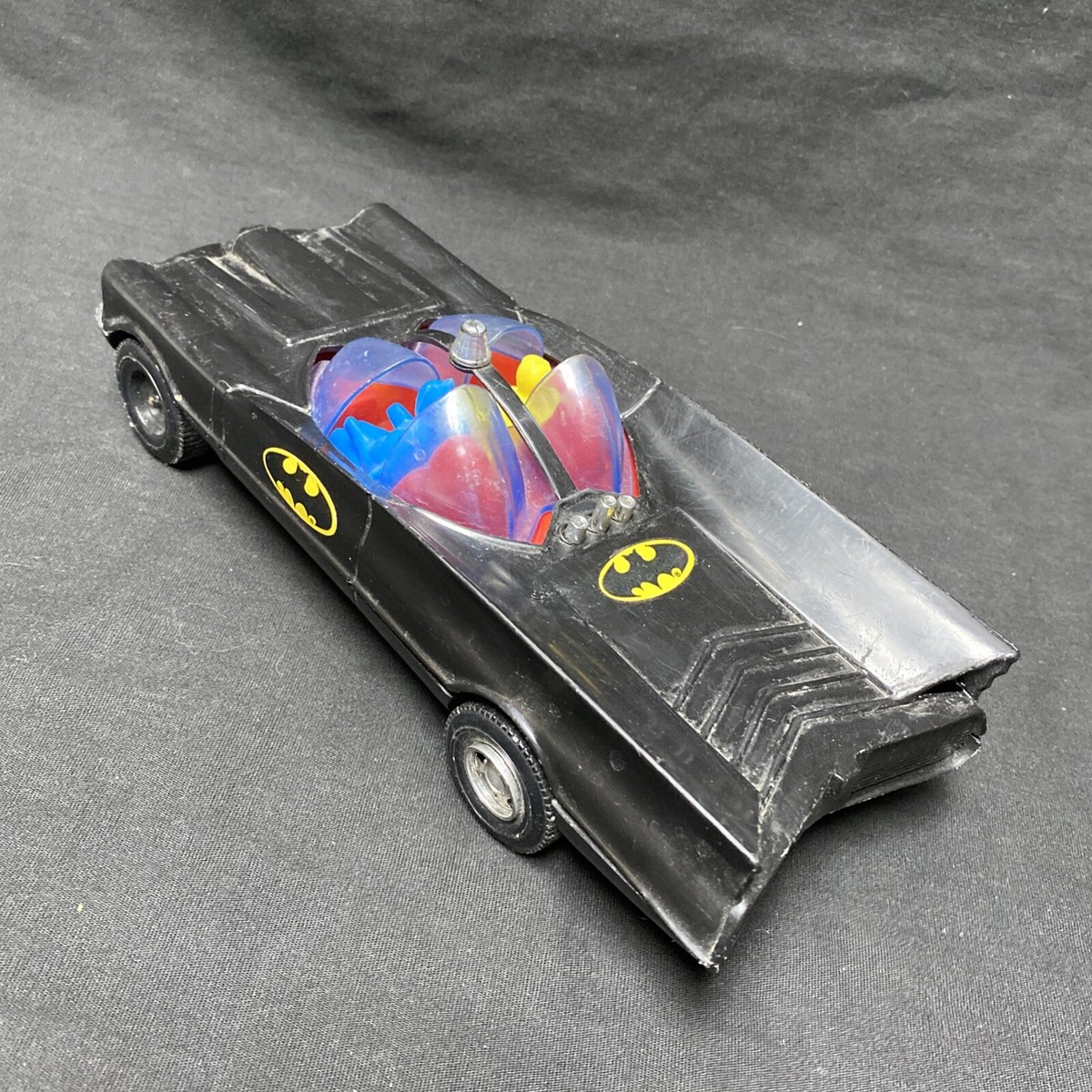 バットマンCAR Vintage 1970s BATMOBILE Plastic Toy Car 529 Simms DC Comics