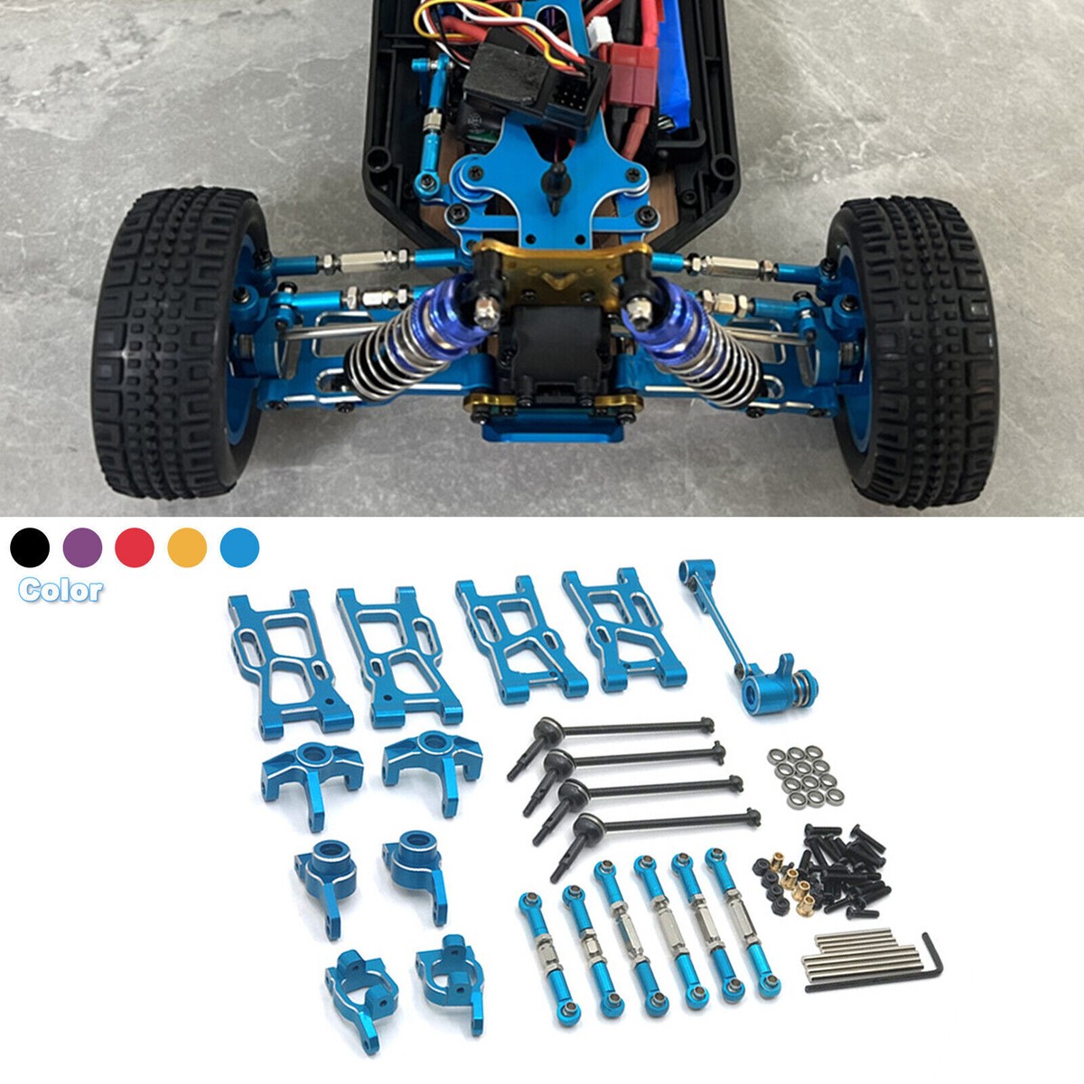 Wltoys 104002 RC Car Spare Body Shell/Shocks/Chassic/Tires 2194/2191/2