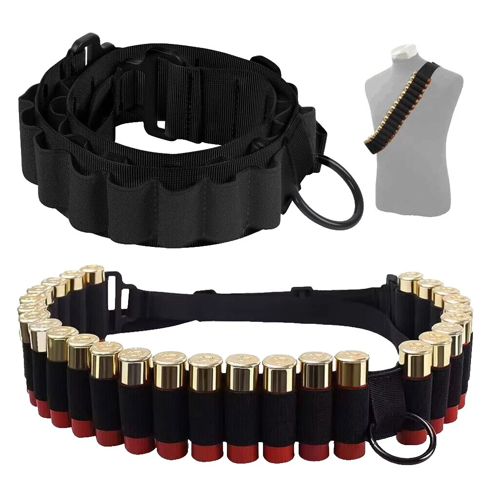 Hebilla De Cinturón Portacartuchos Bisley Basic Para Calibres 12, 410, 20 - ¡Nueva De Cuero!
