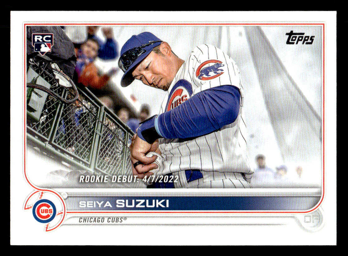 2022 Topps Update #US259 Seiya Suzuki Card Chicago Cubs