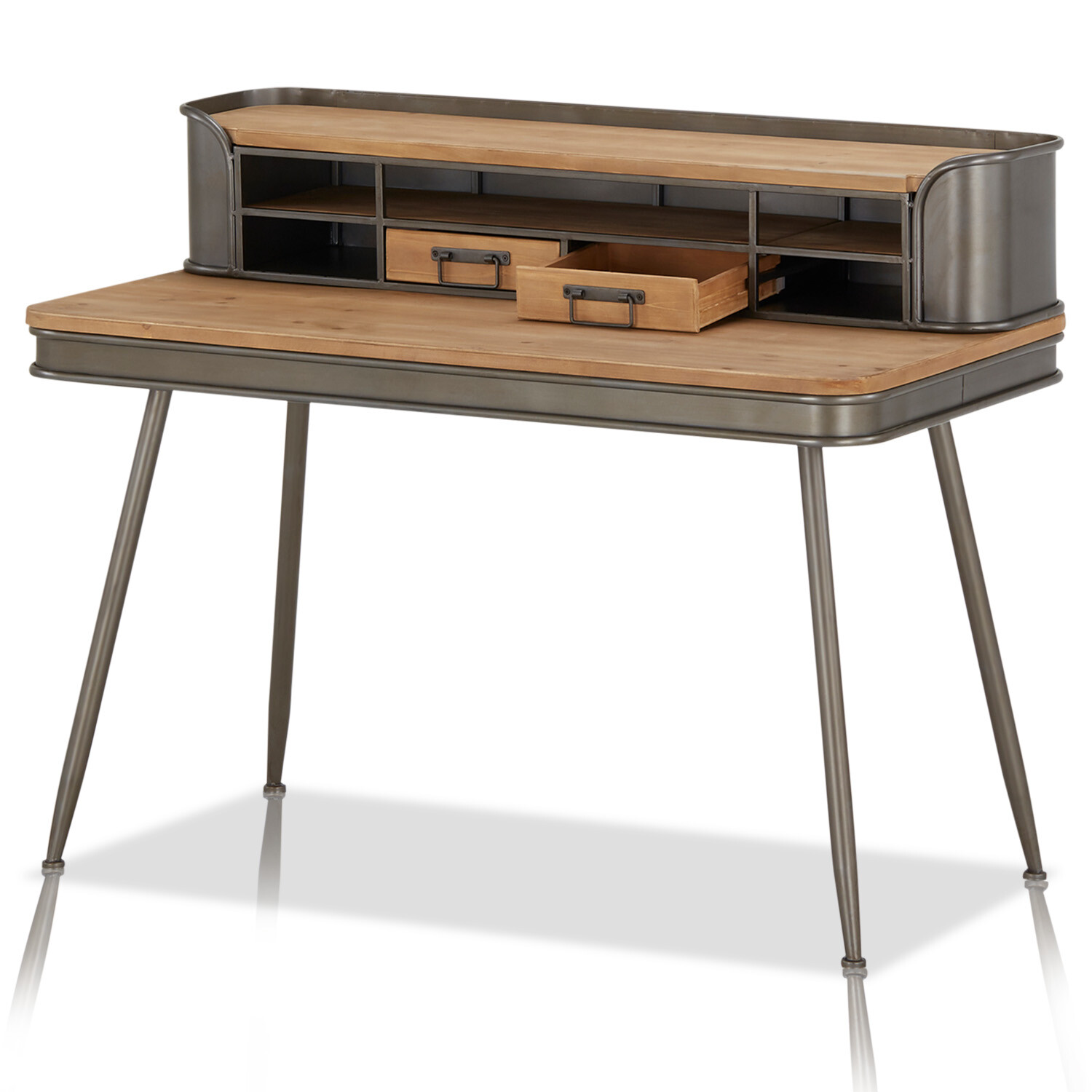 Kommode TV-Bank Schreibtisch Möbel-Serie Sideboard Lowboard Massivholz Metall