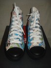 100% AUTHENTIC NEW MEN PRADA COMIC PRINT GARBARDINE HIGH TOP SNEAKERS 8/US 9 — photo 6
