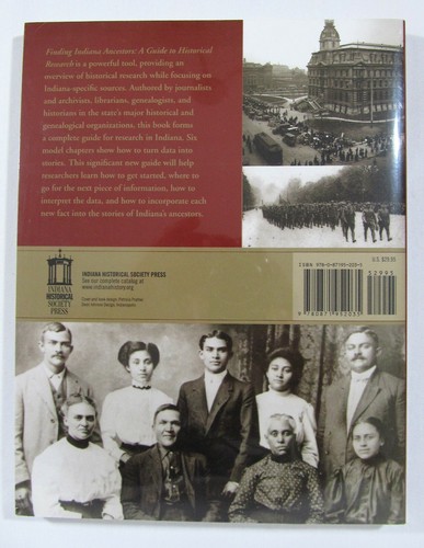 Finding Indiana Ancestors : A Guide to Historical Research NEW/SEALED - Imagen 4 de 9